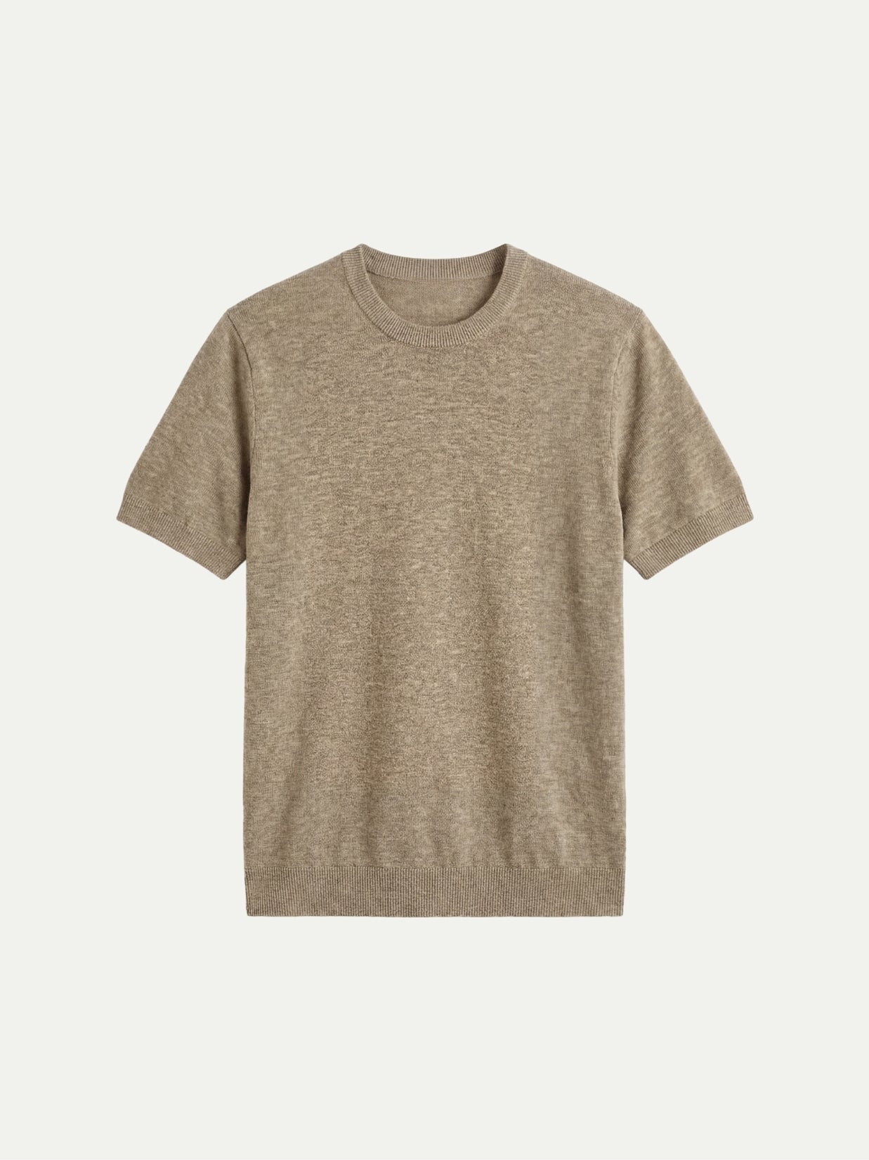 Wool City T-shirt Dark Taupe