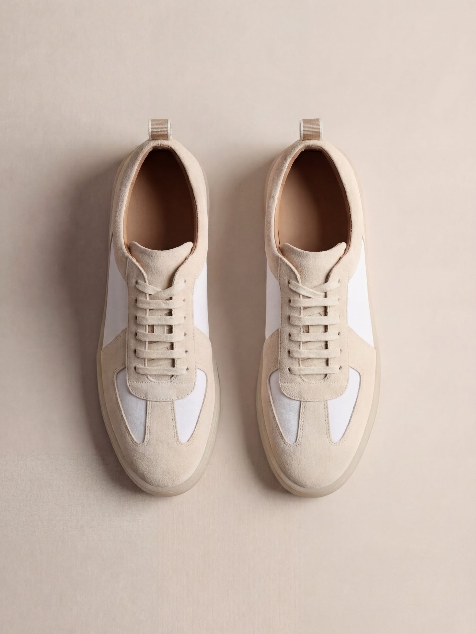 Amalfi Suede Sneaker Army Ecru