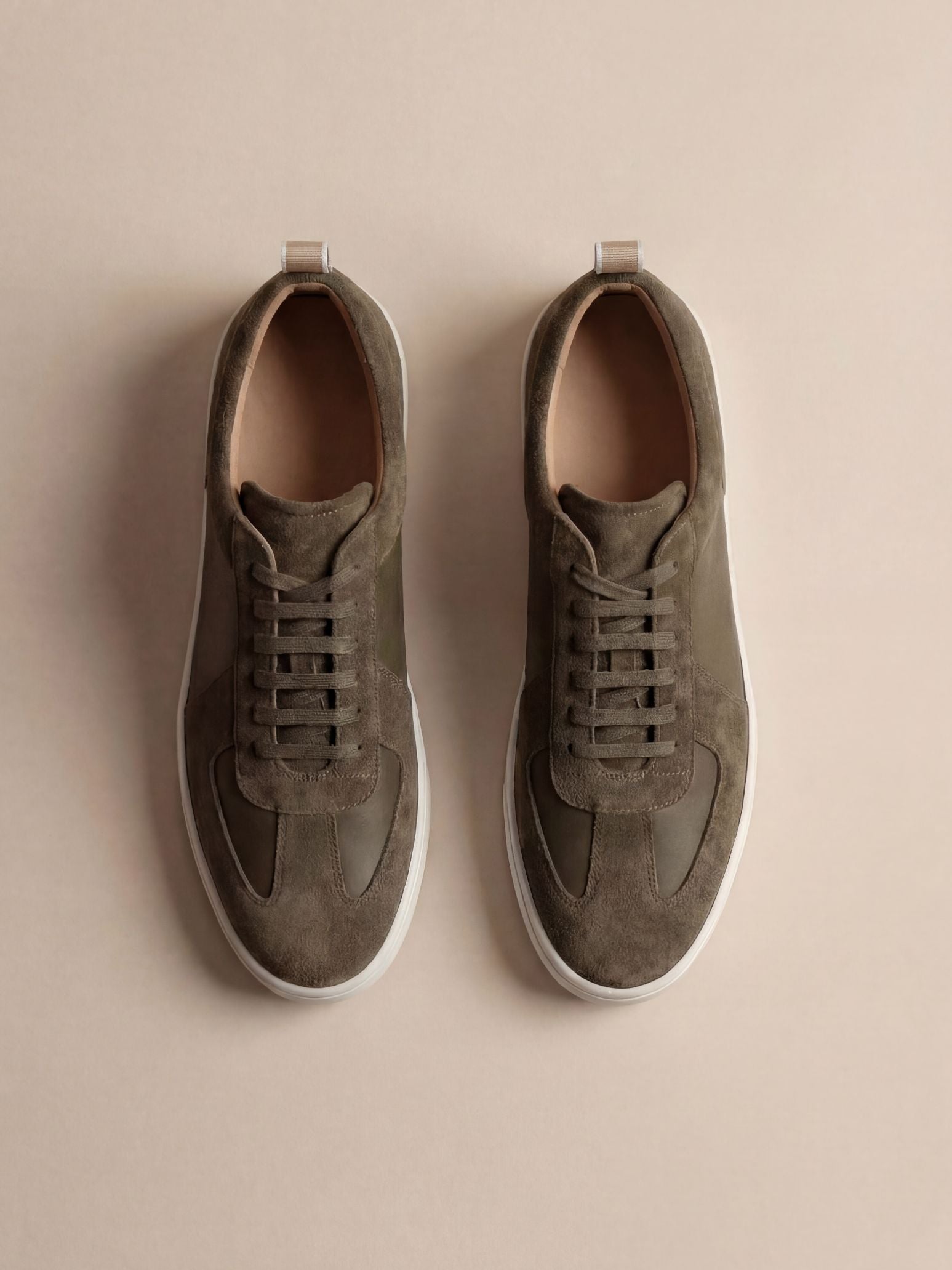Amalfi Suede Sneaker Army Green