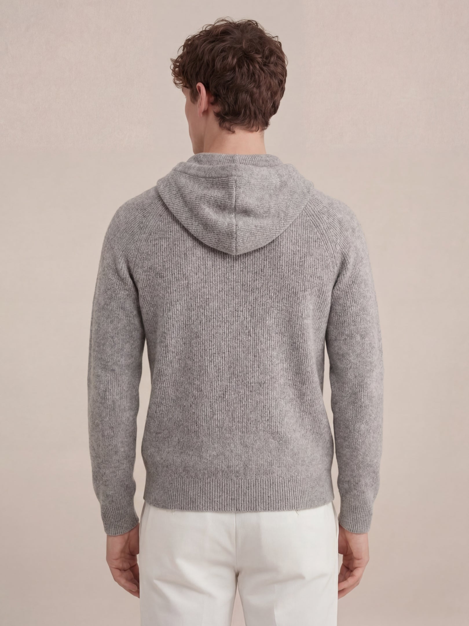 Cortina Knit Hoodie Grey