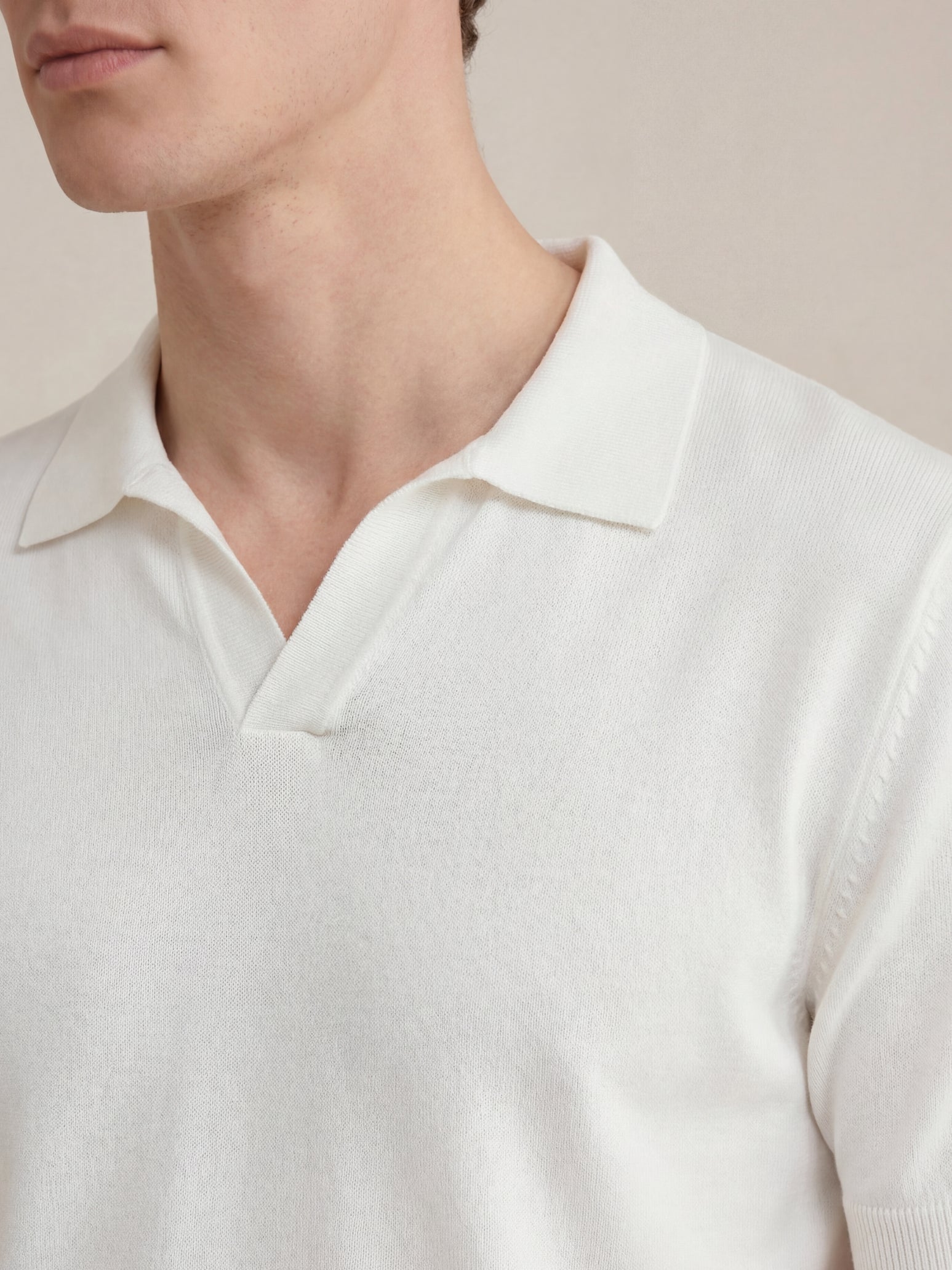 Brera Knit Polo White