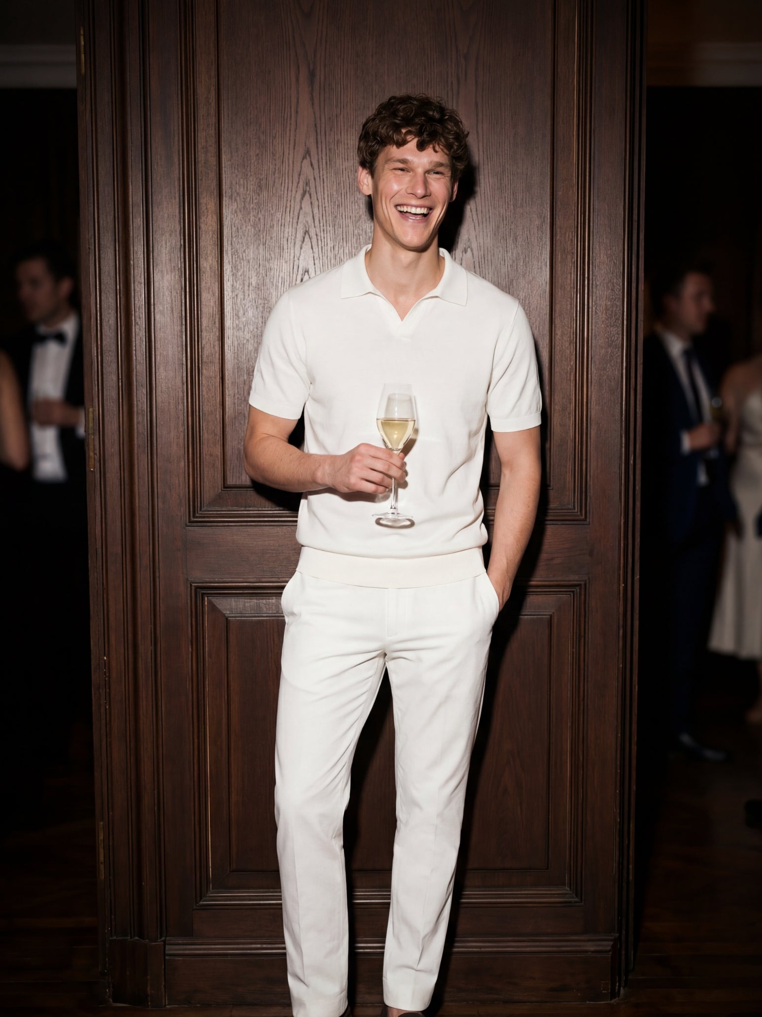 Brera Knit Polo White