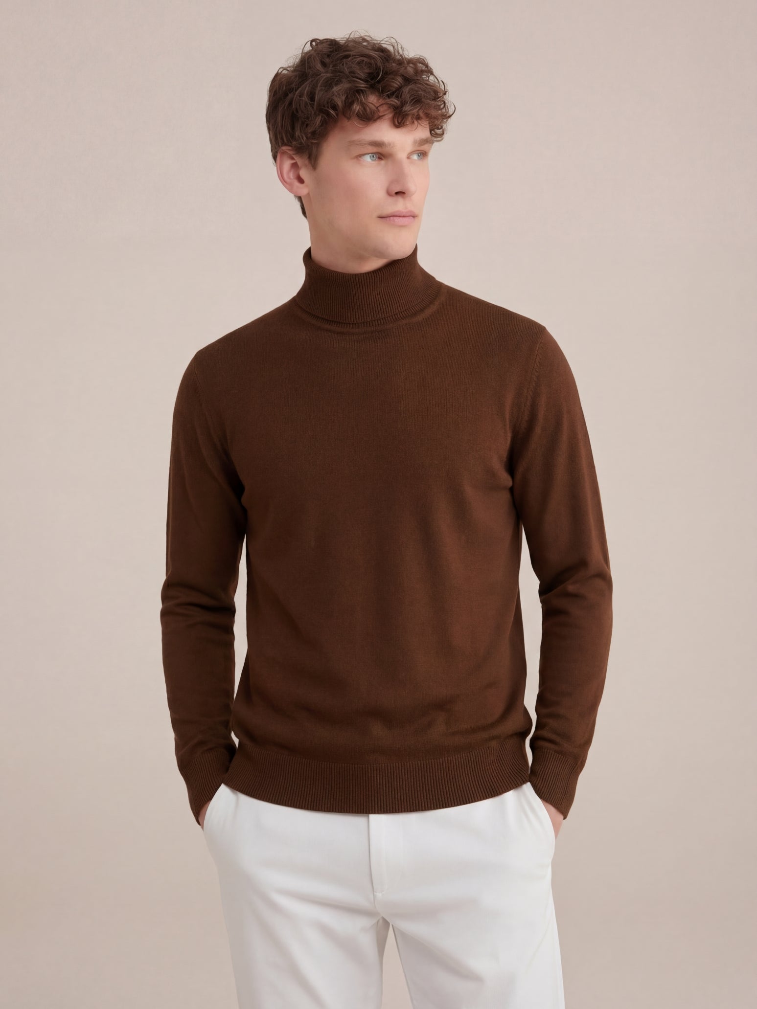 Eterna Cashmere Rollneck Brown