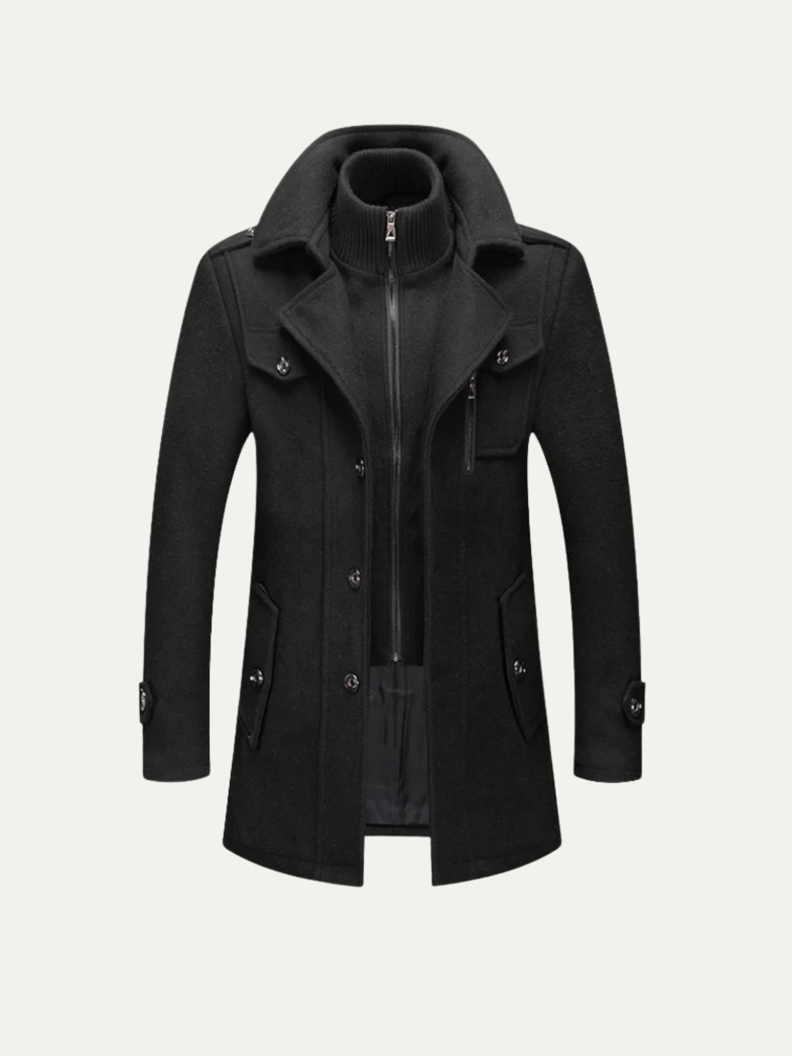Argentario Travel Coat Black