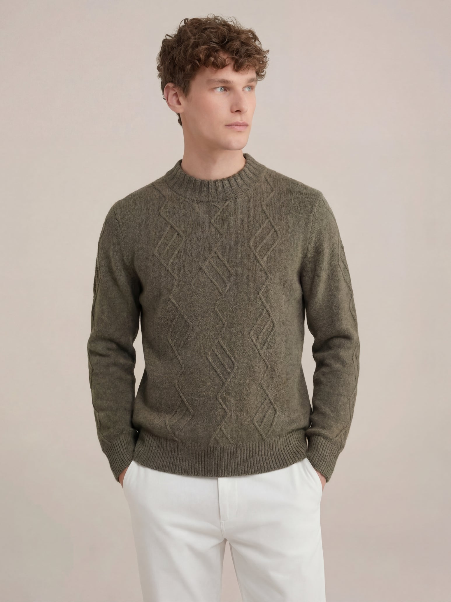 Belmonte Textured Knit Green