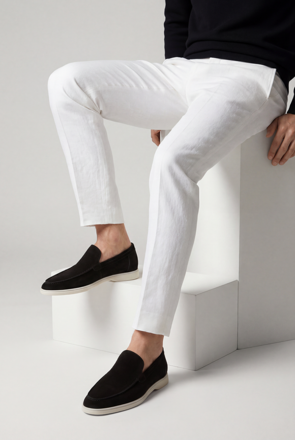 Amalfi Classic Suède Loafer Black