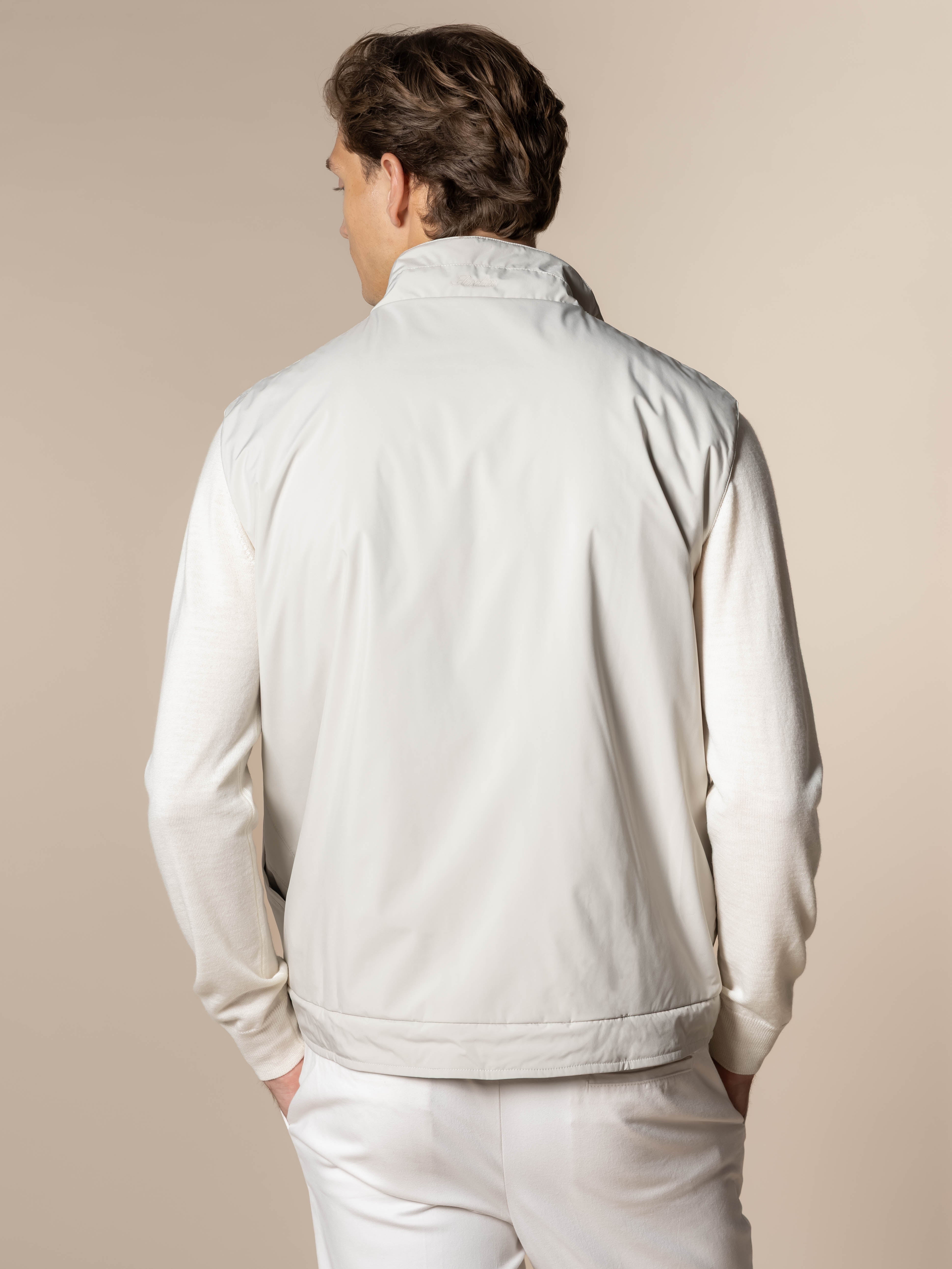 Reversible Resort Body Warmer Ecru