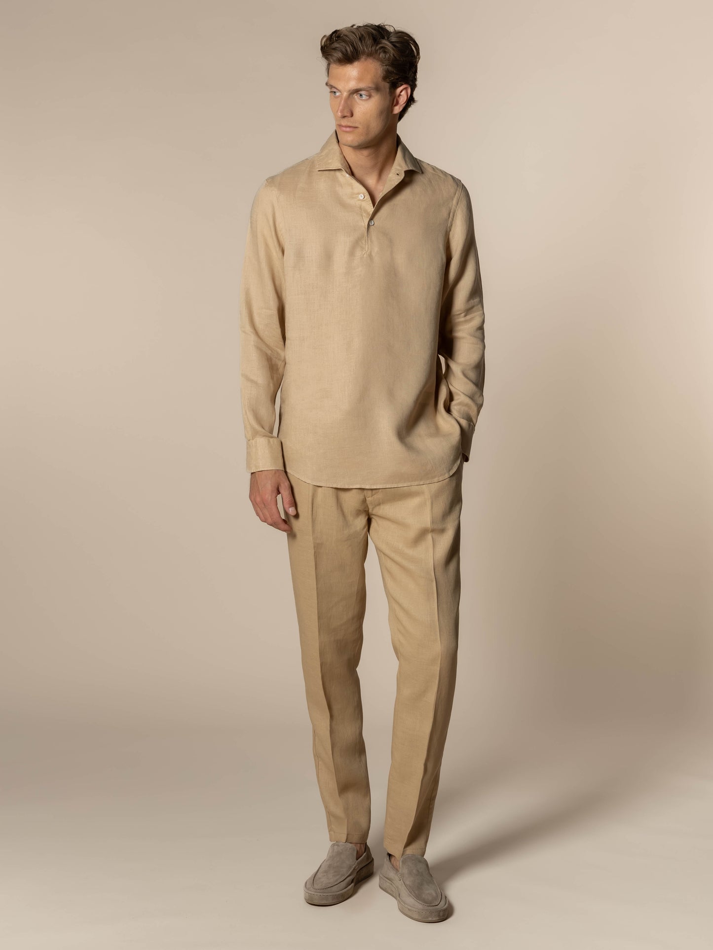 Linen Seaside Pants Nut