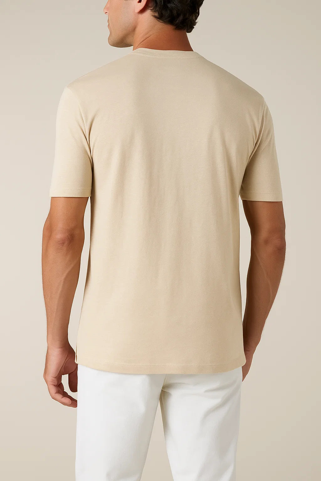 Linen City T-shirt Beige
