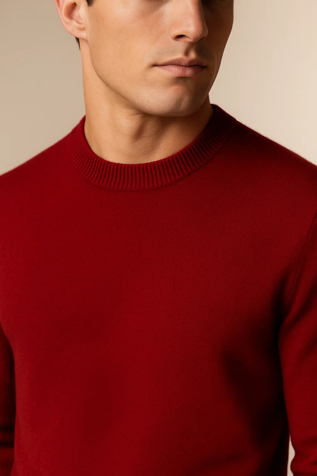 Laurenti cashmere crewneck Burgundy 4