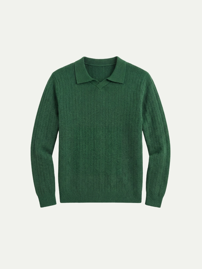 Milano Knit Polo Green