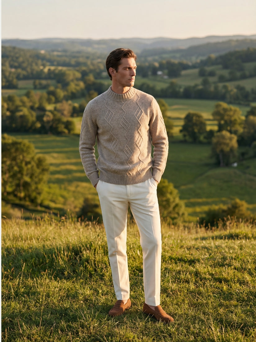 Belmonte Textured Knit Beige