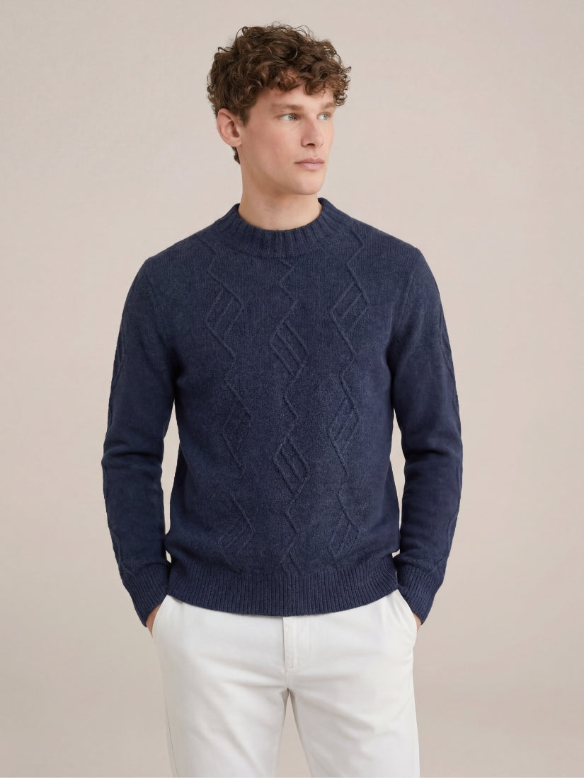 Belmonte Textured Knit Navy