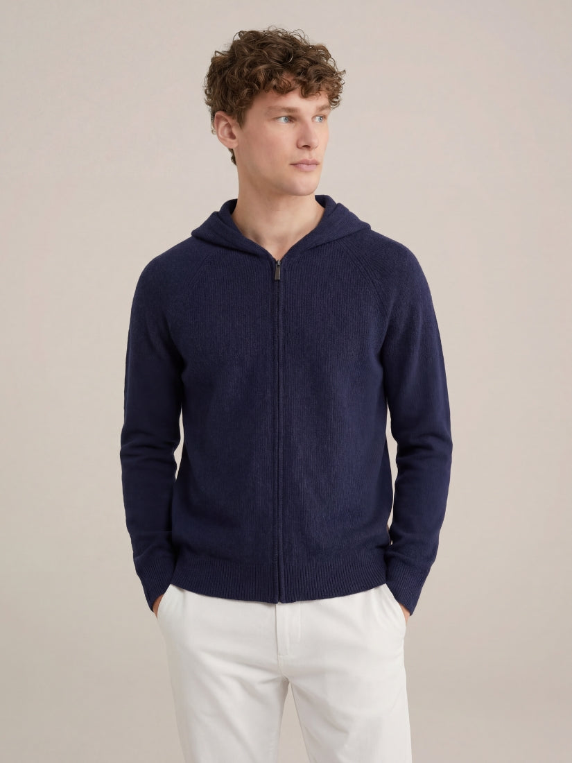 Cortina Knit Hoodie Navy