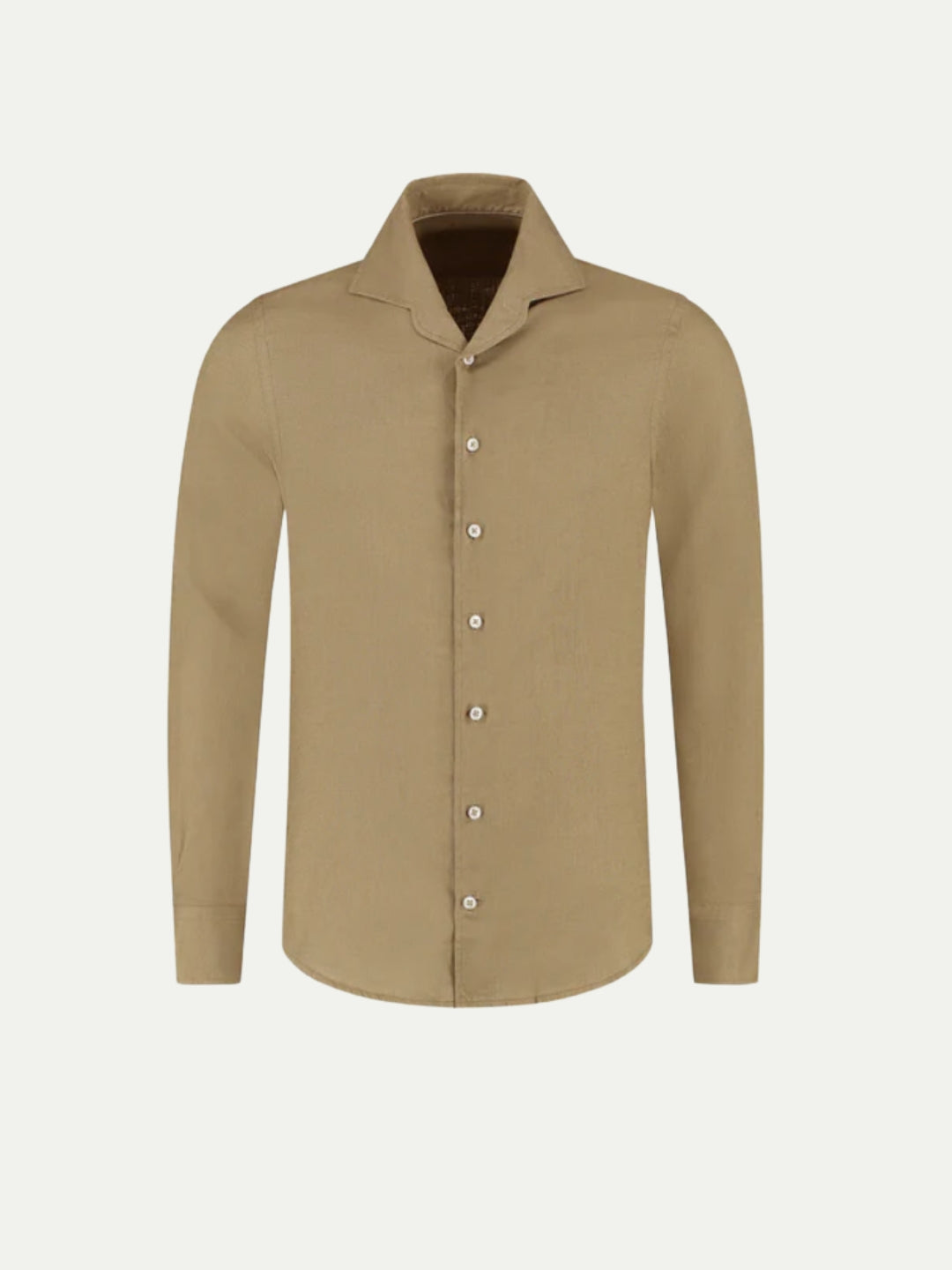 Linen Seaside Shirt Dark Taupe