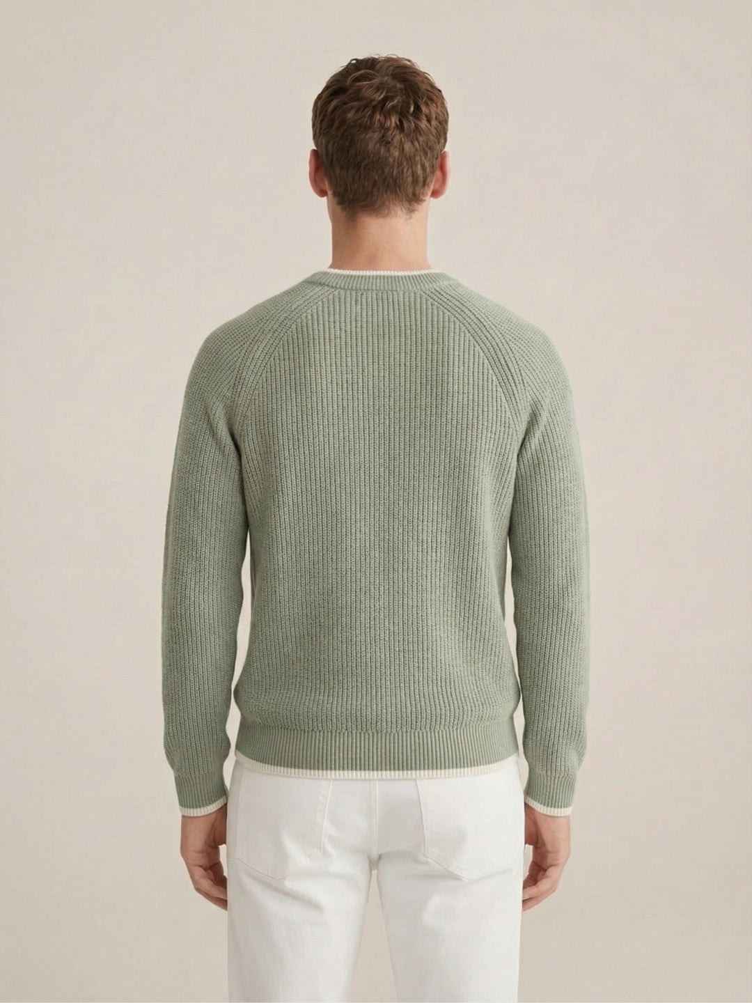 Versilia Textured Crew Green