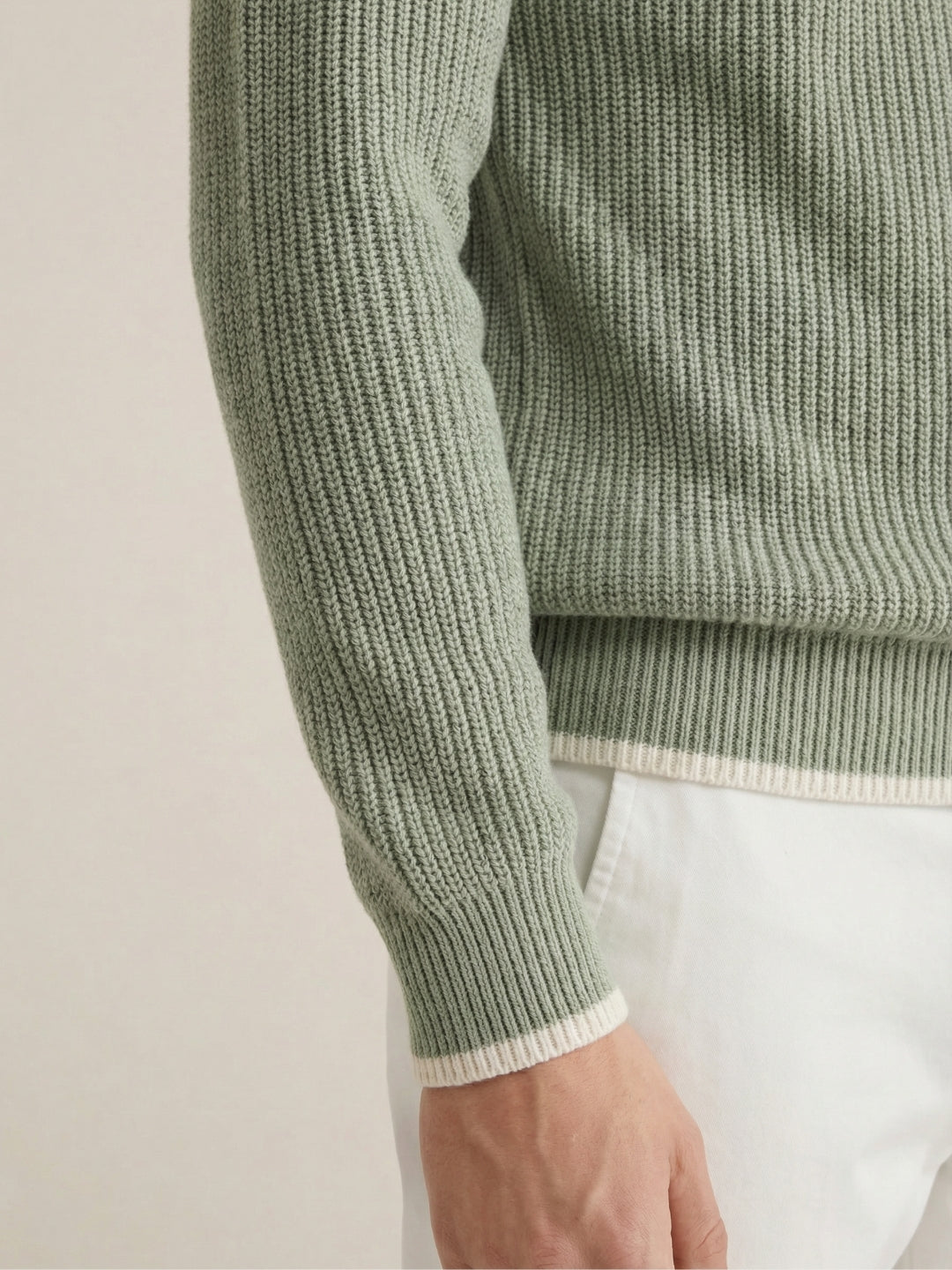 Versilia Textured Crew Green