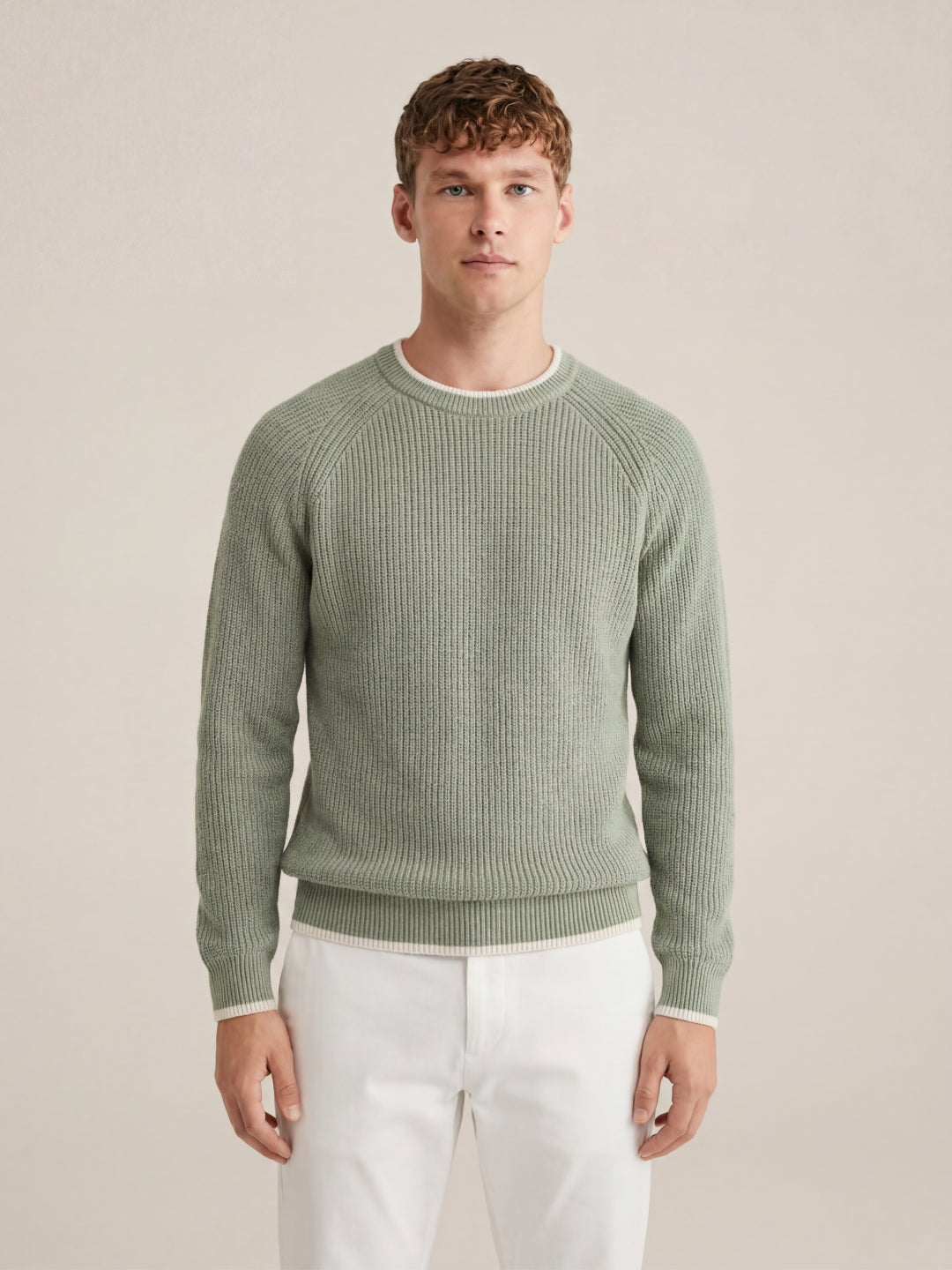 Versilia Textured Crew Green