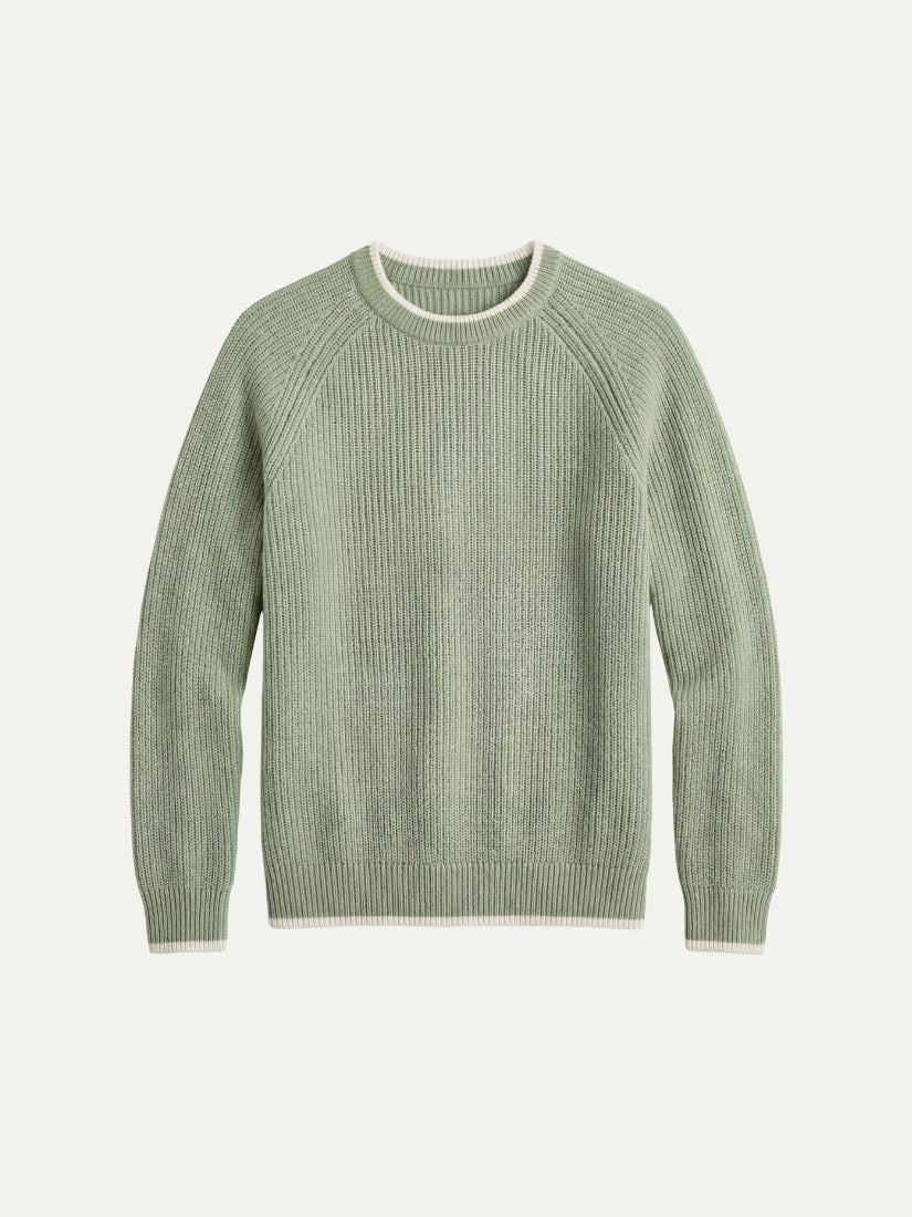 Versilia Textured Crew Green