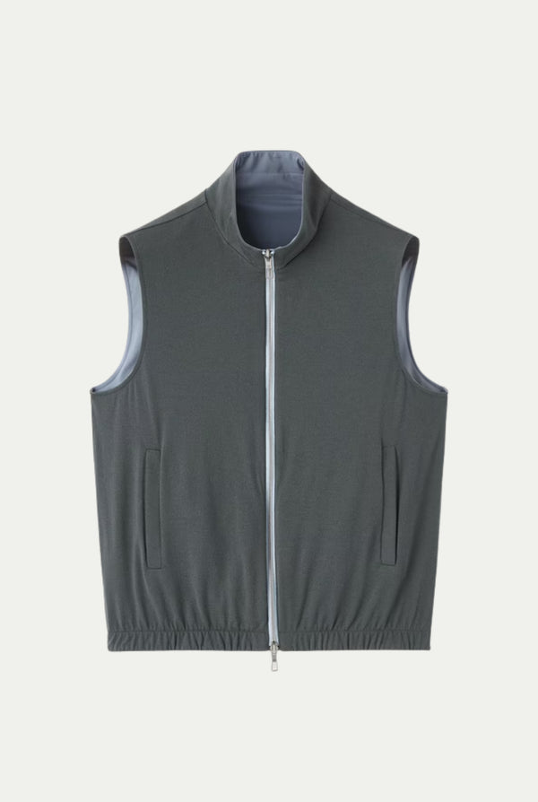 Reversible Bodywarmer Baby Blue