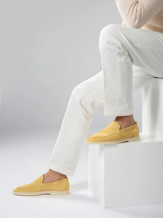 Suede Summer Loafer Citrus Yellow