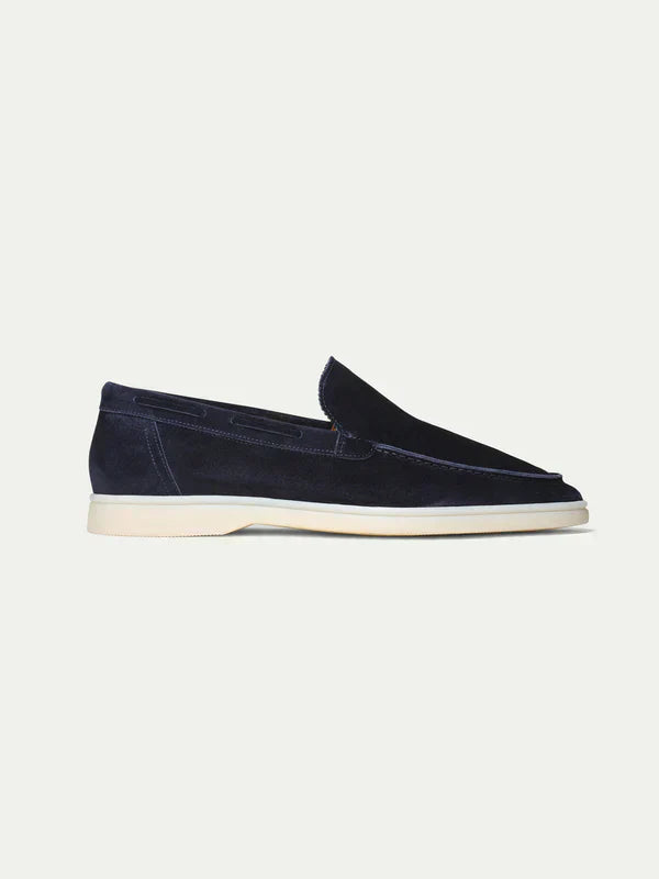 Classic Suède Loafer Navy Blue
