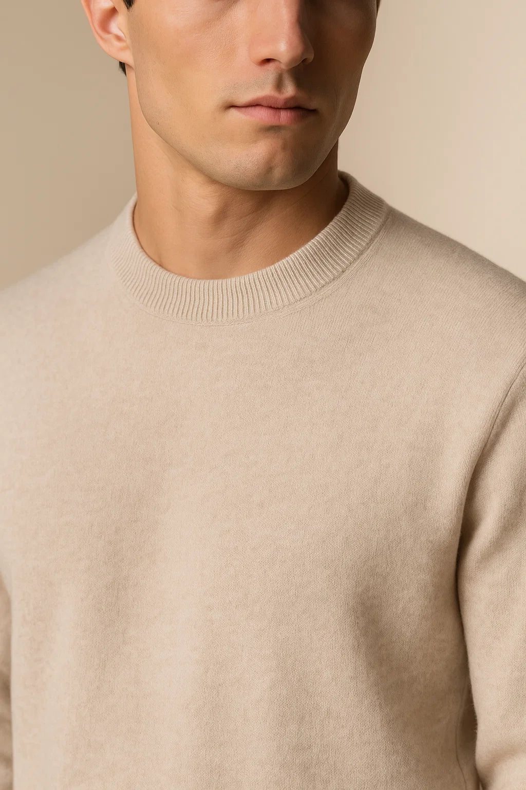 Laurenti cashmere crewneck Beige