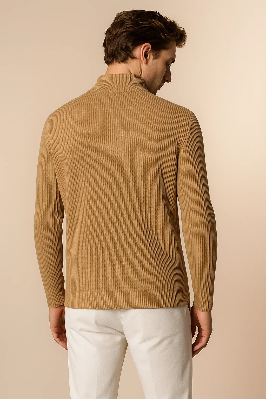 Lusciano Cashmere Cardigan Khaki