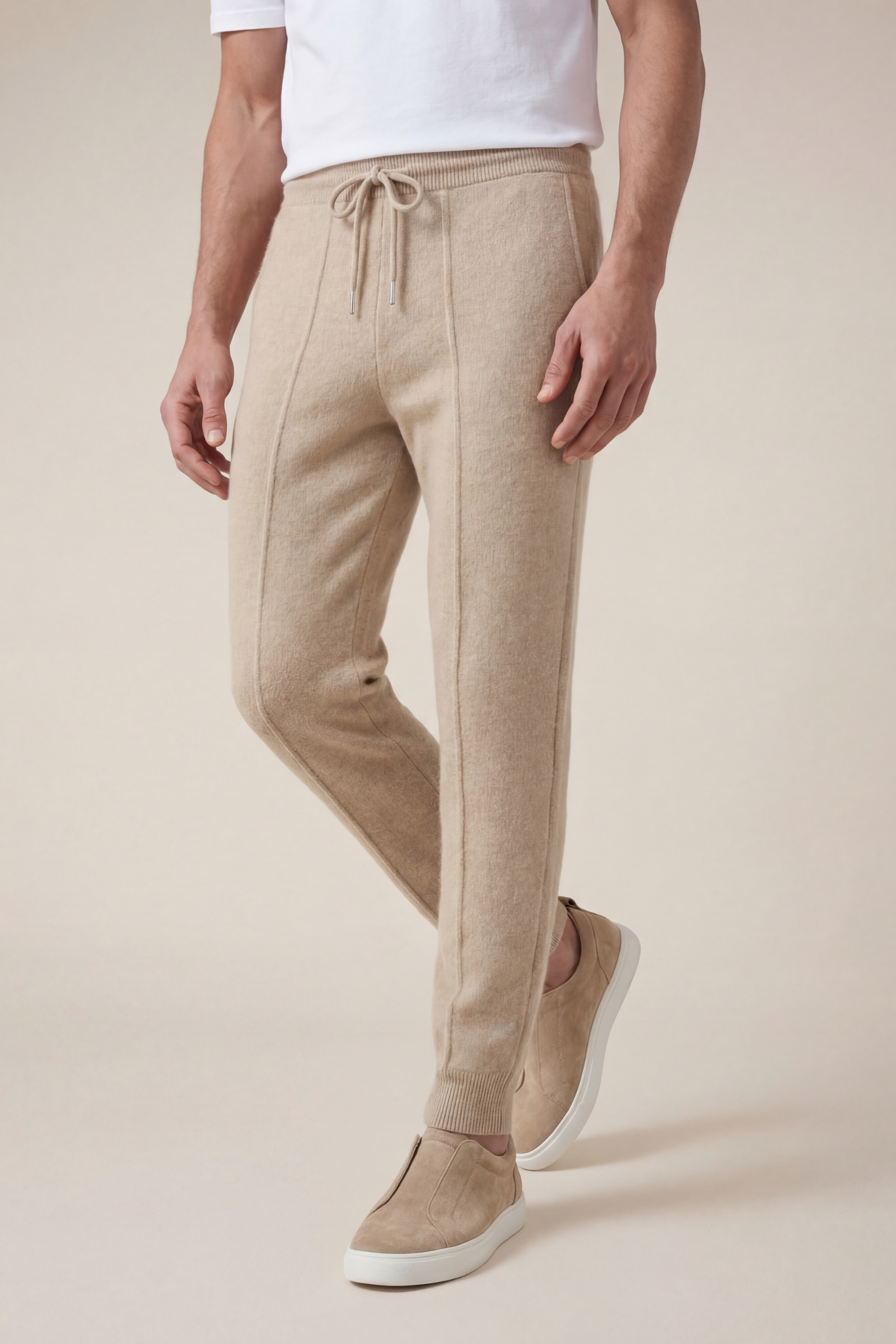 Sartore Cashmere Trousers Beige