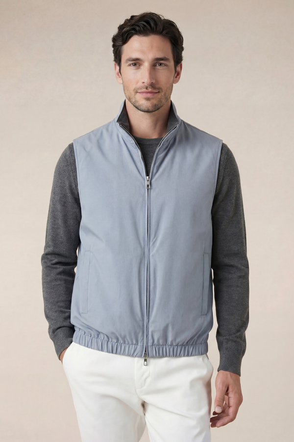 Reversible Bodywarmer Baby Blue