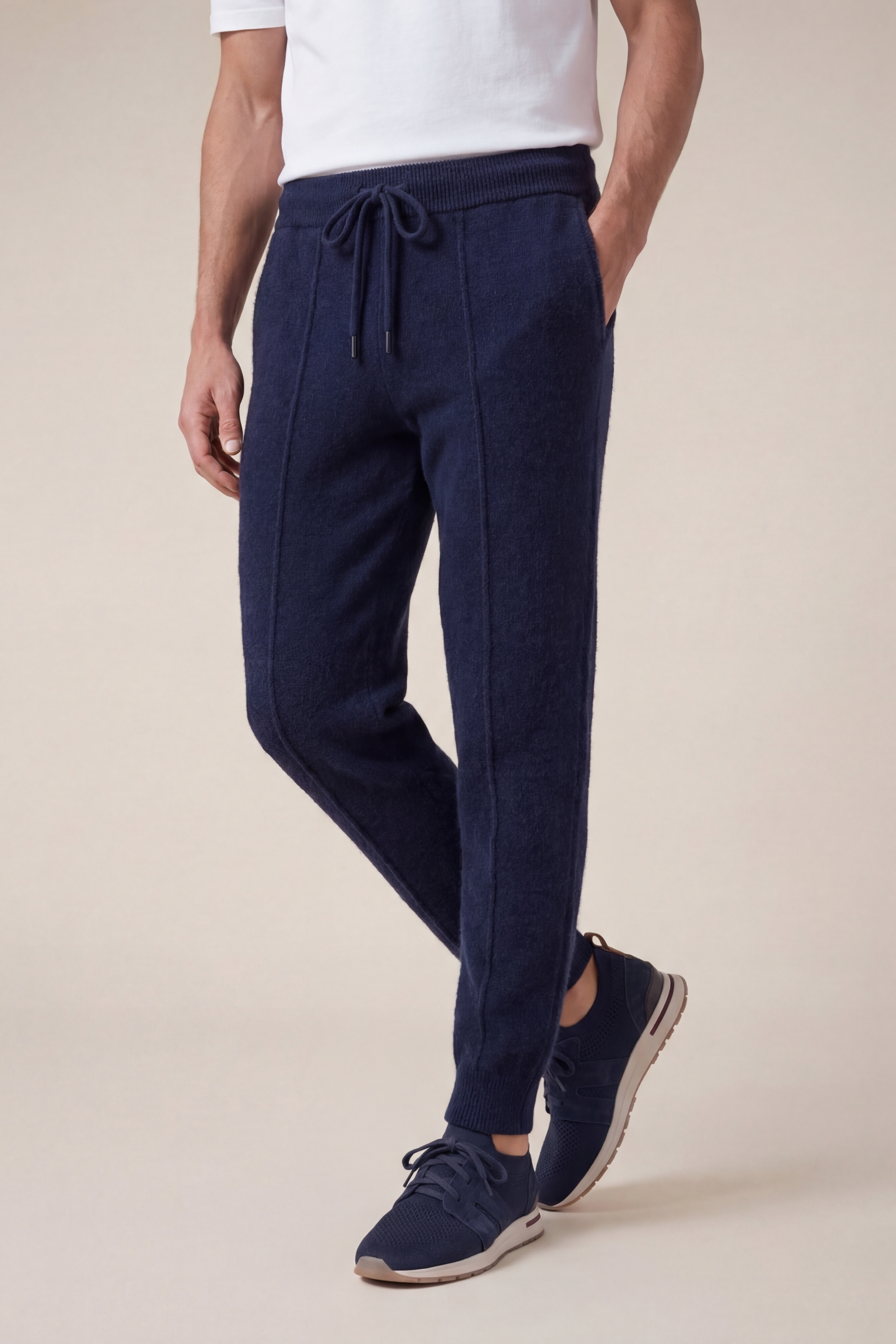 Sartore Cashmere Trousers Navy