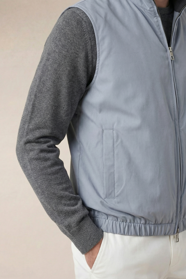 Reversible Bodywarmer Baby Blue