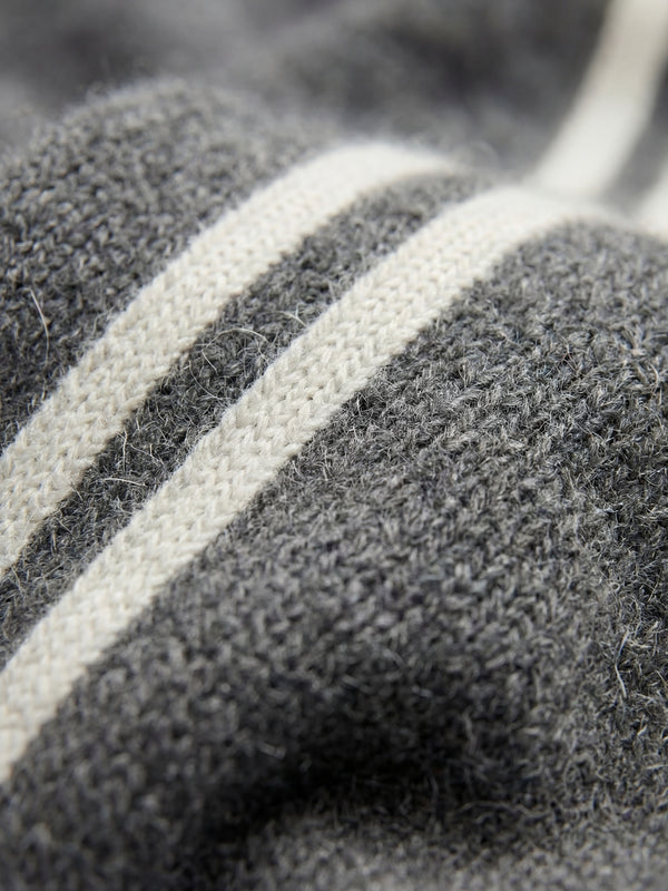 Monza Full-Zip Knit Dark Grey