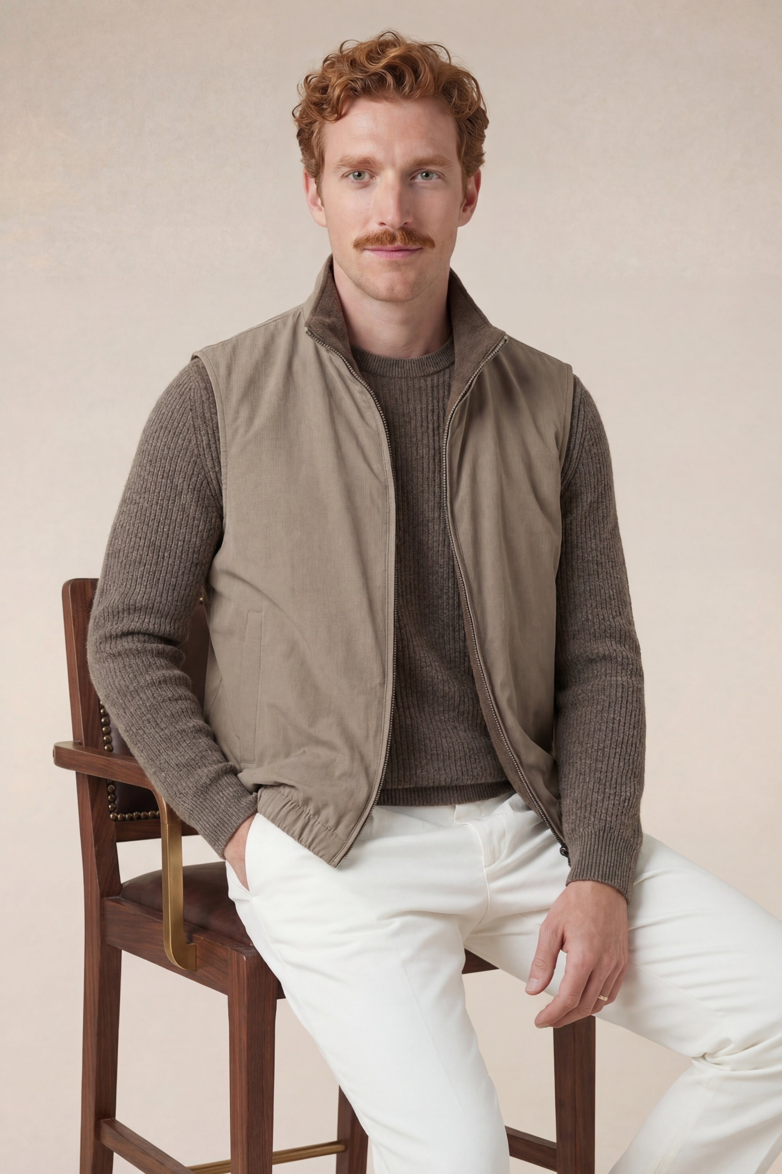 Reversible Bodywarmer Taupe