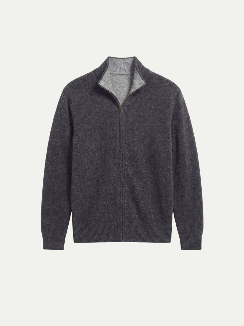 Sorrento Full-Zip Knit Black