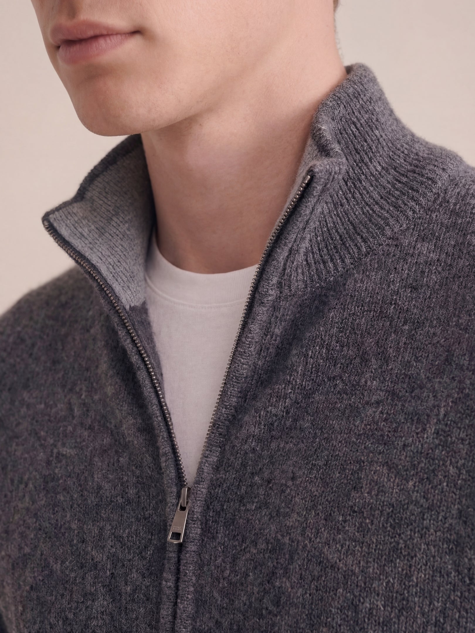 Sorrento Full-Zip Knit Black