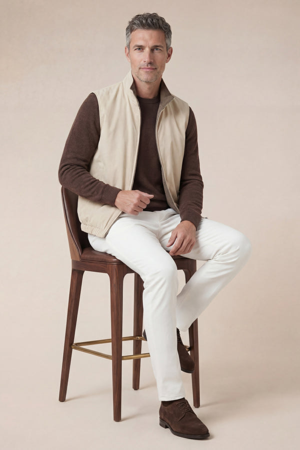 Reversible Bodywarmer Beige