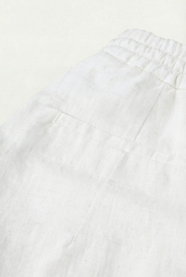 Portofino Linen Short White