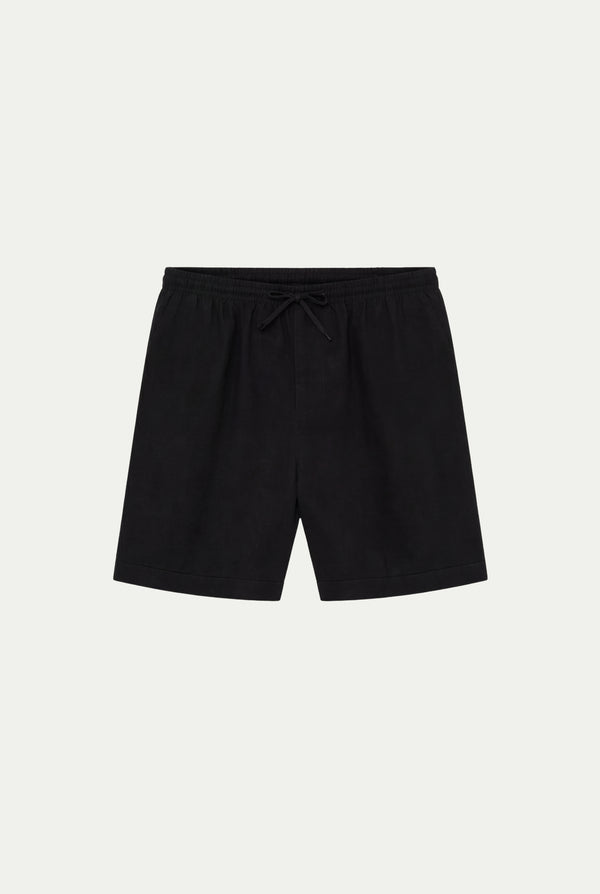 Portofino Linen Short Black