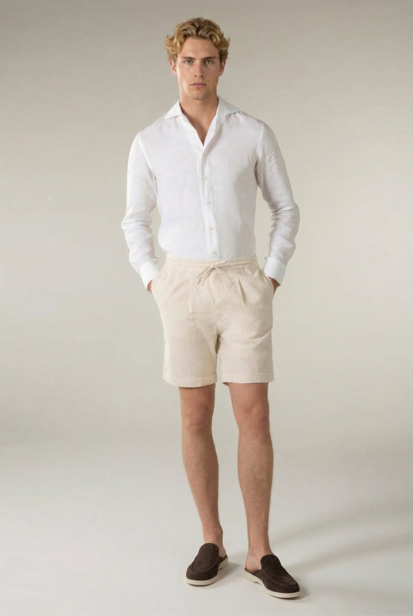 Portofino Linen Short Natural