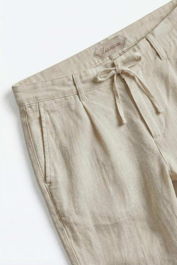 Amalfi Linen Trousers Beige