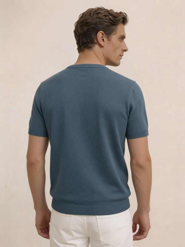 Wool City T-shirt Steel Blue