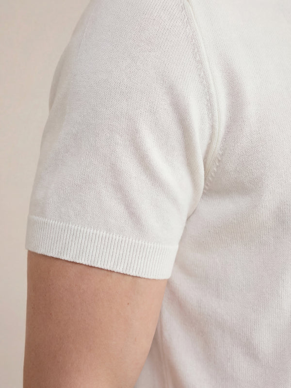 Brera Knit Polo White