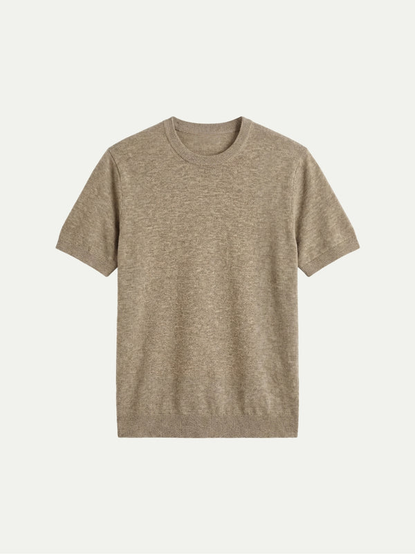 Wool City T-shirt Dark Taupe