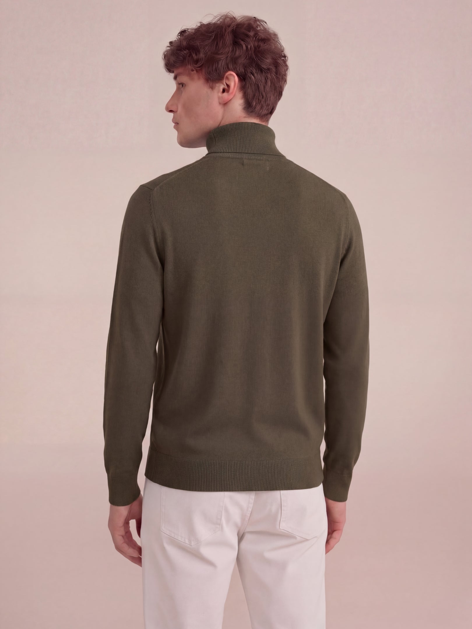 Eterna Cashmere Rollneck Olive Green