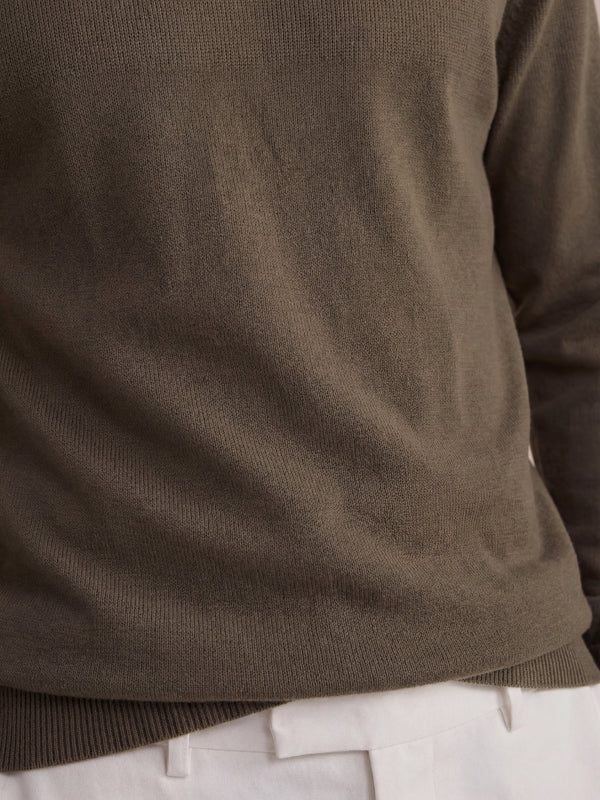 Eterna Cashmere Rollneck Olive Green