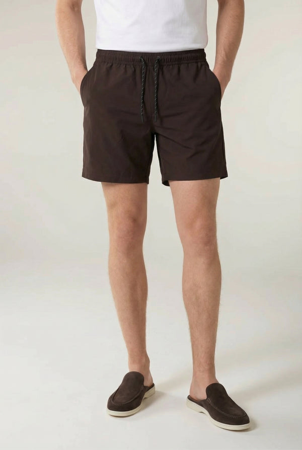 Portofino Nylon Swim Short Burgundy