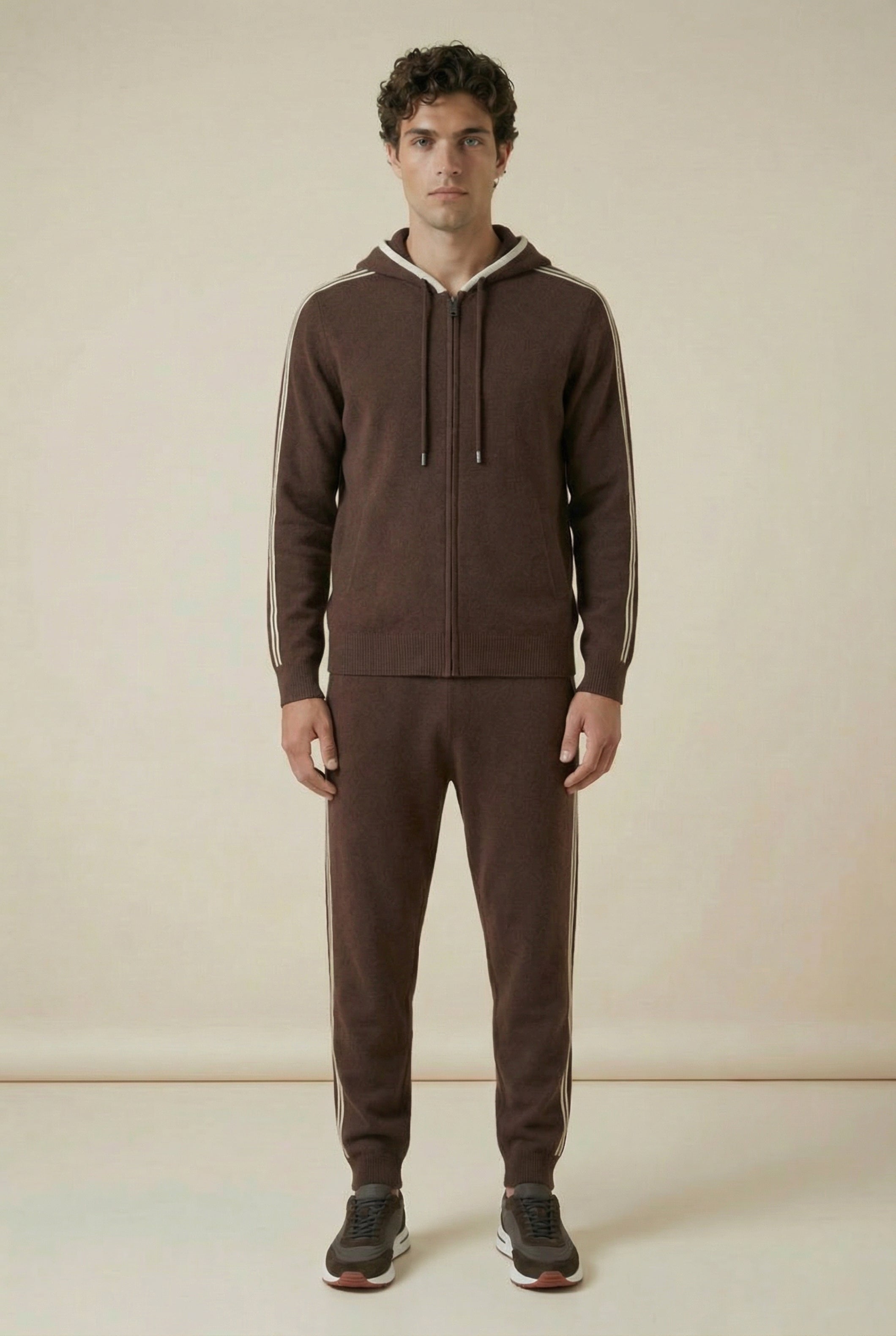 Capri Cashmere Set Brown