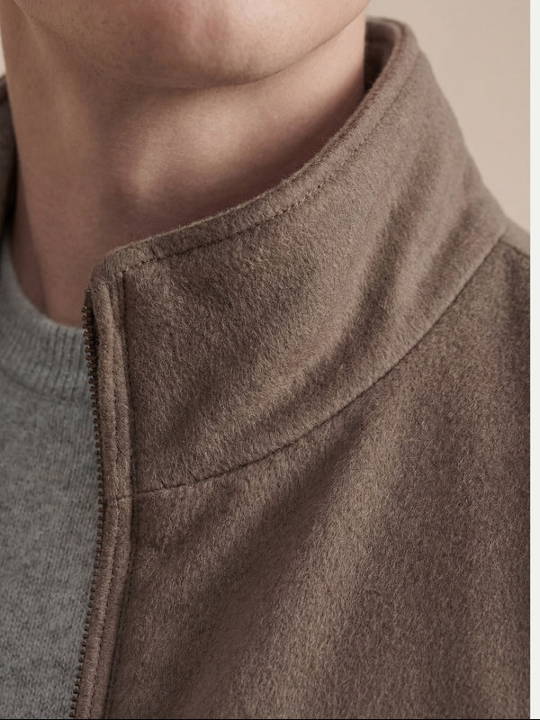 Reversible Resort Body Warmer Ash Grey