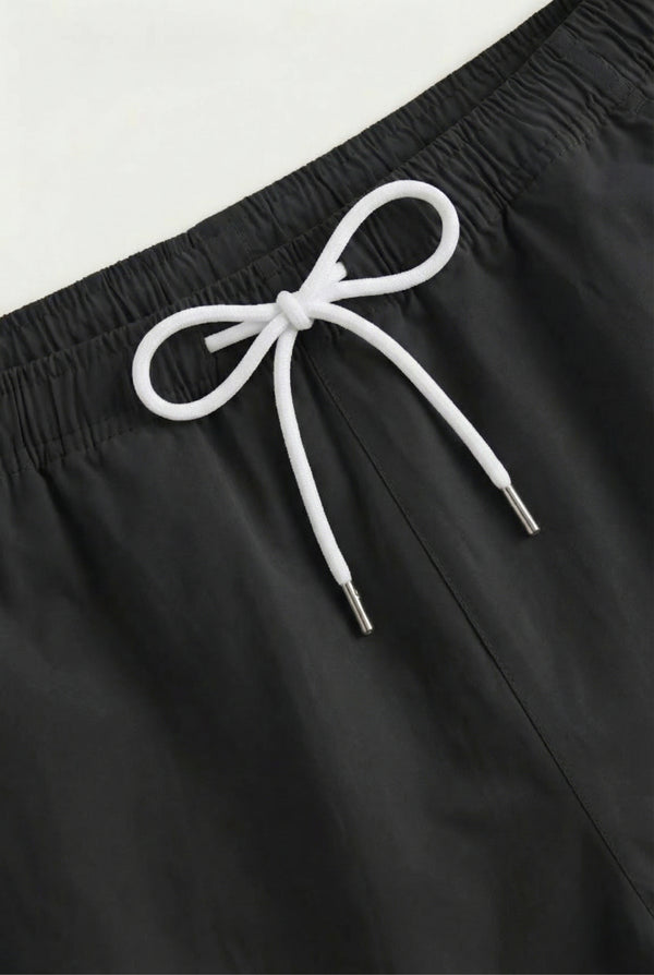 Portofino Nylon Swim Short Black
